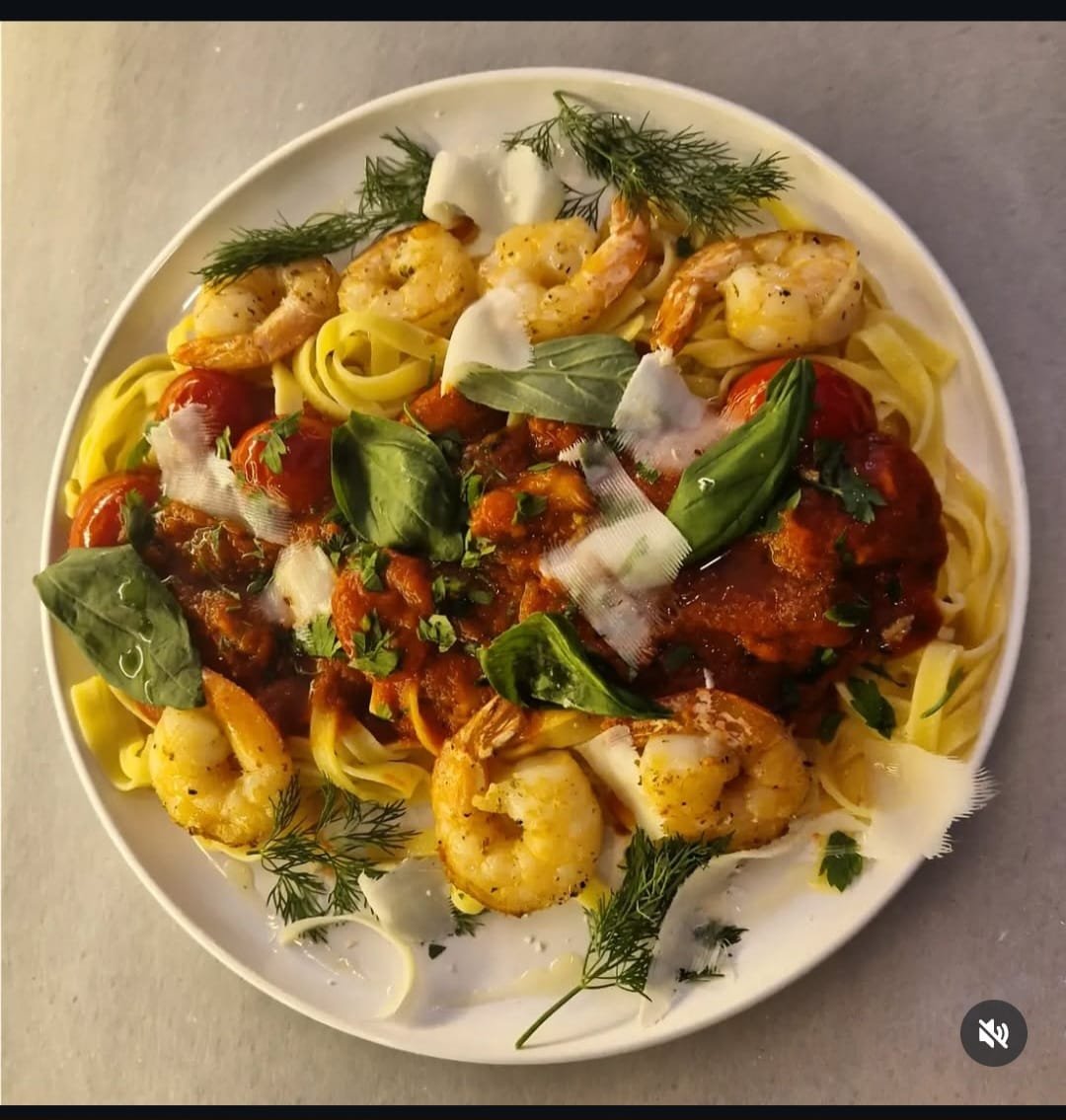 Tagliatelli Gamberetti